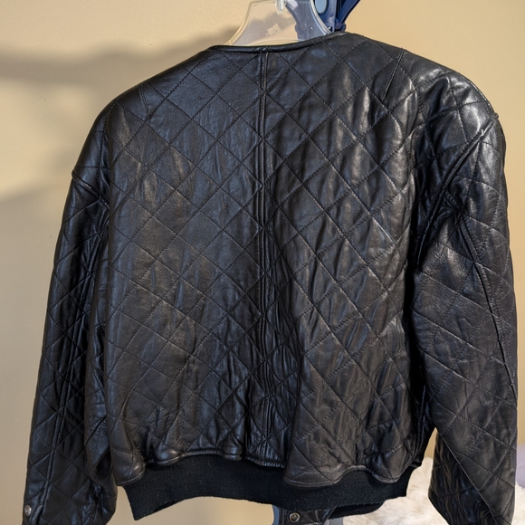Express Black Leather Jacket - Picture 7 of 12